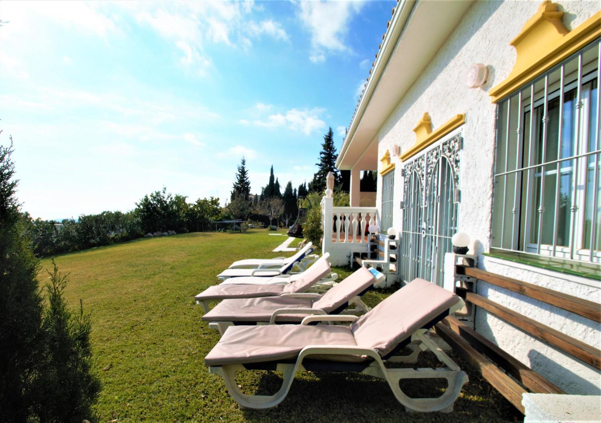Holiday Villa In 10 Min From Fuengirola Beach With Sea Views Pool Bbq Parking Wifi Aircon Big Garden Mijas Εξωτερικό φωτογραφία